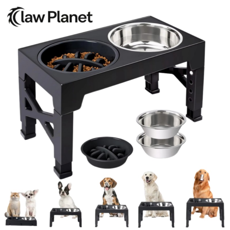 Elevated Dog Feeder Bowls Adju - Royal Canin Food Medium ulasan dan harga