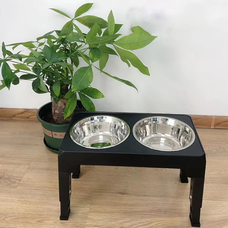 Elevated Dog Feeder Bowls Adju - Royal Canin Food Medium ulasan dan harga